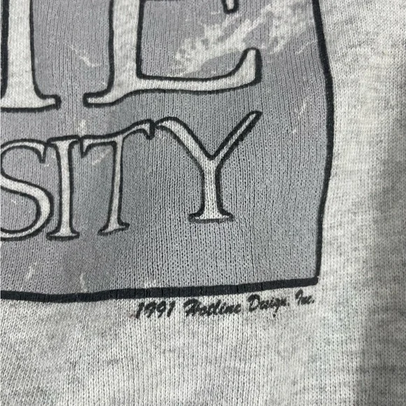 VTG The Ohio State University Women Gray Sweatshirt Made In USA Size L - Picture 5 of 9